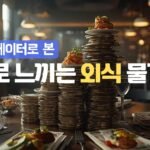 배달앱 데이터로 본 실제 느끼는 외식 물가는?