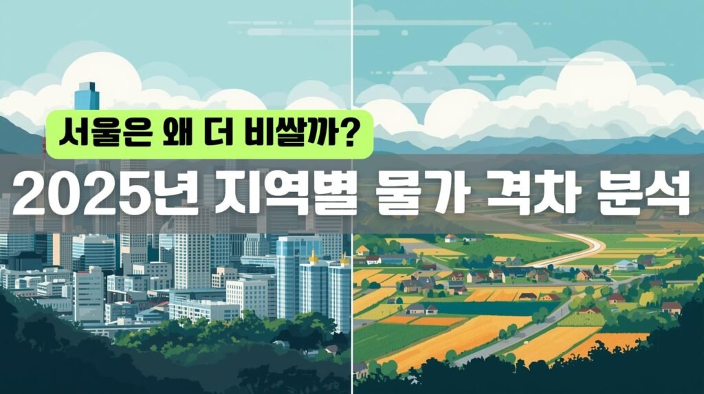 2025년 지역별 물가 격차 분석