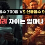 신용점수에 따른 대출금리 차이는 얼마나 날까?